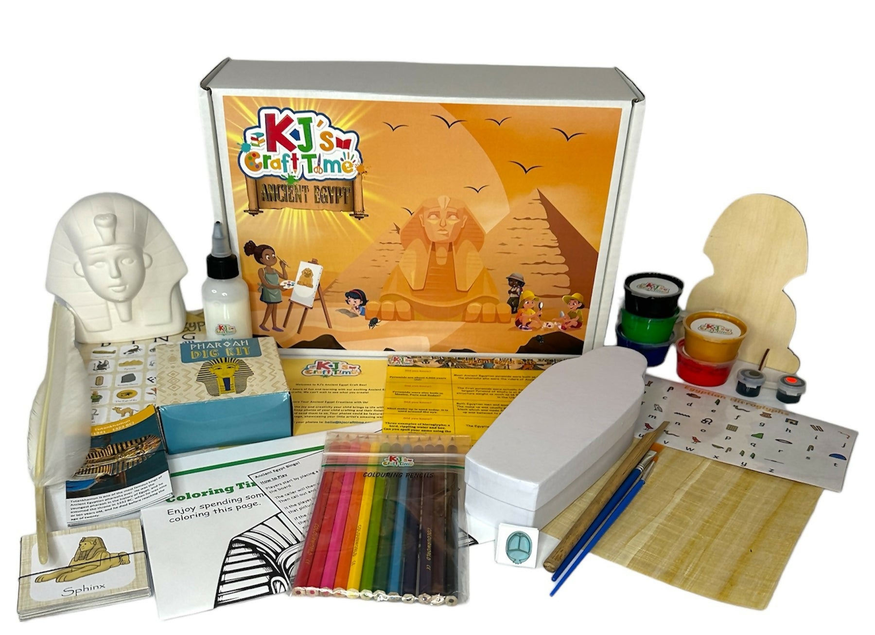 Ancient Egypt Educational Arts and Crafts Activity Box – YoBuDi
