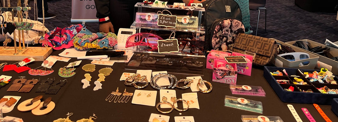 fashion accessories on a table