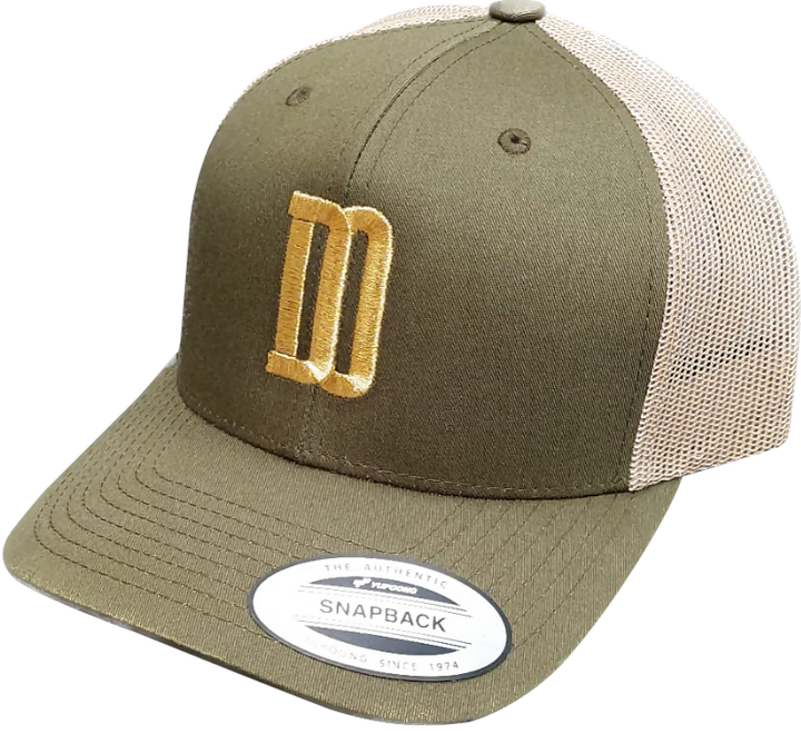 Khaki Moss Trucker