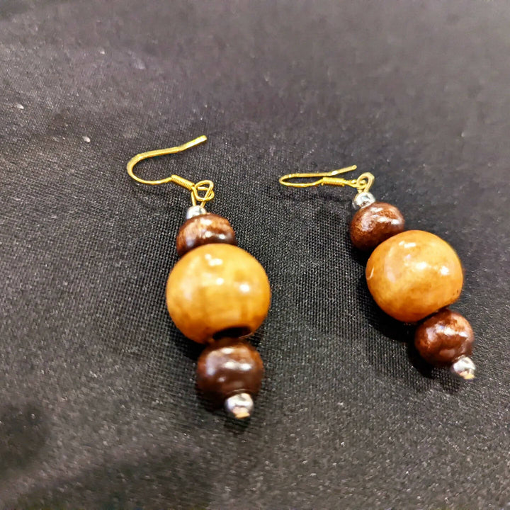 Wooden earrings