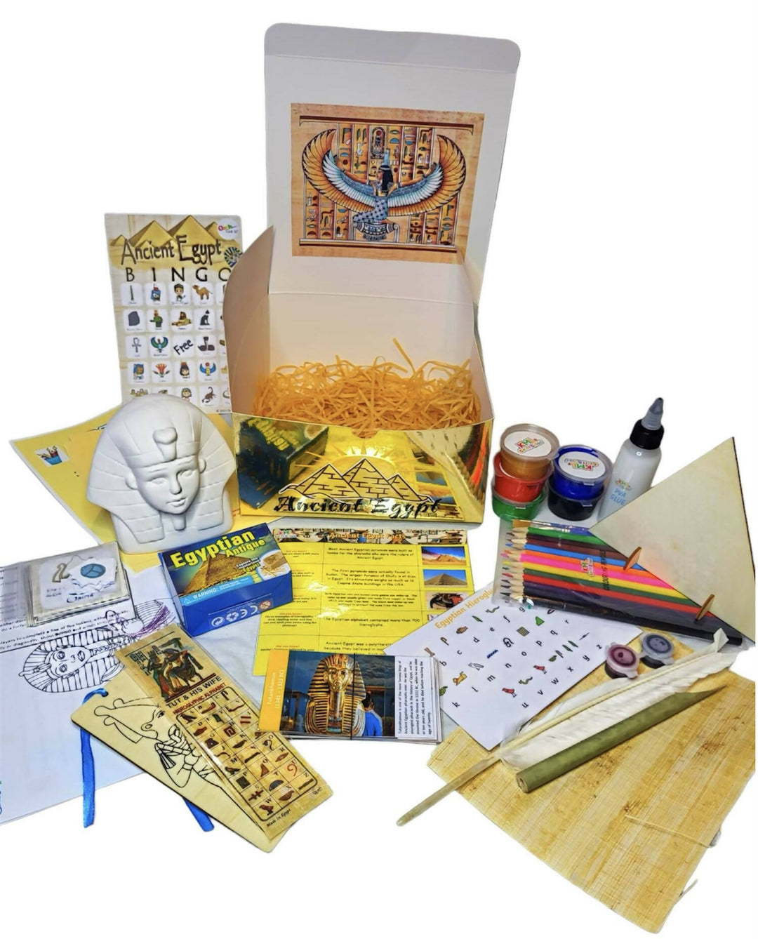 Ancient Egypt Educational Arts and Crafts Activity Box